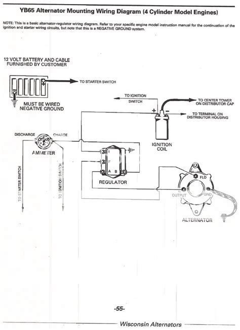 skid steer 2 wire alternator wiring diagram|610b skid steer voltage regulator.